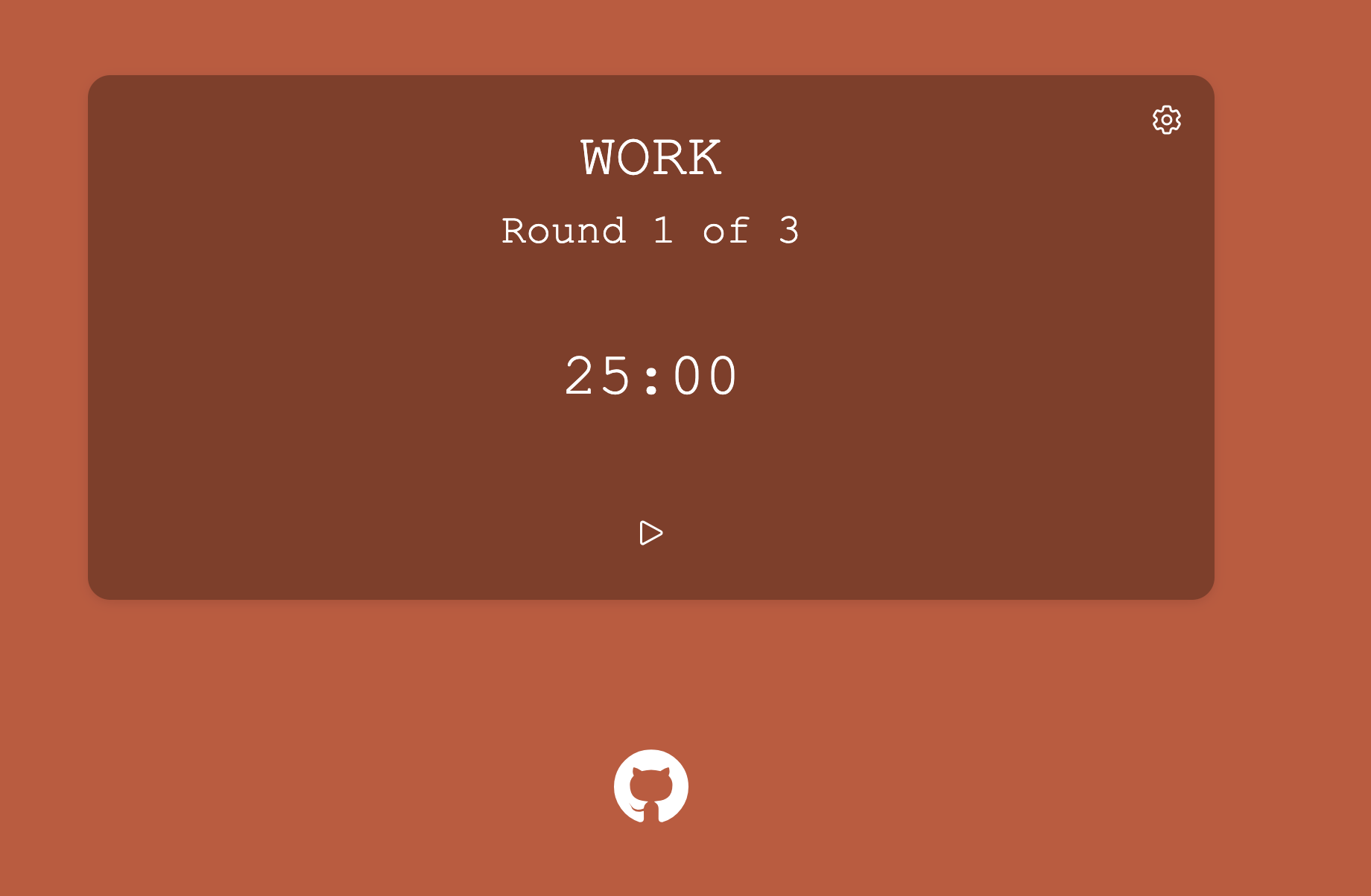 Pomodoro React Web App image