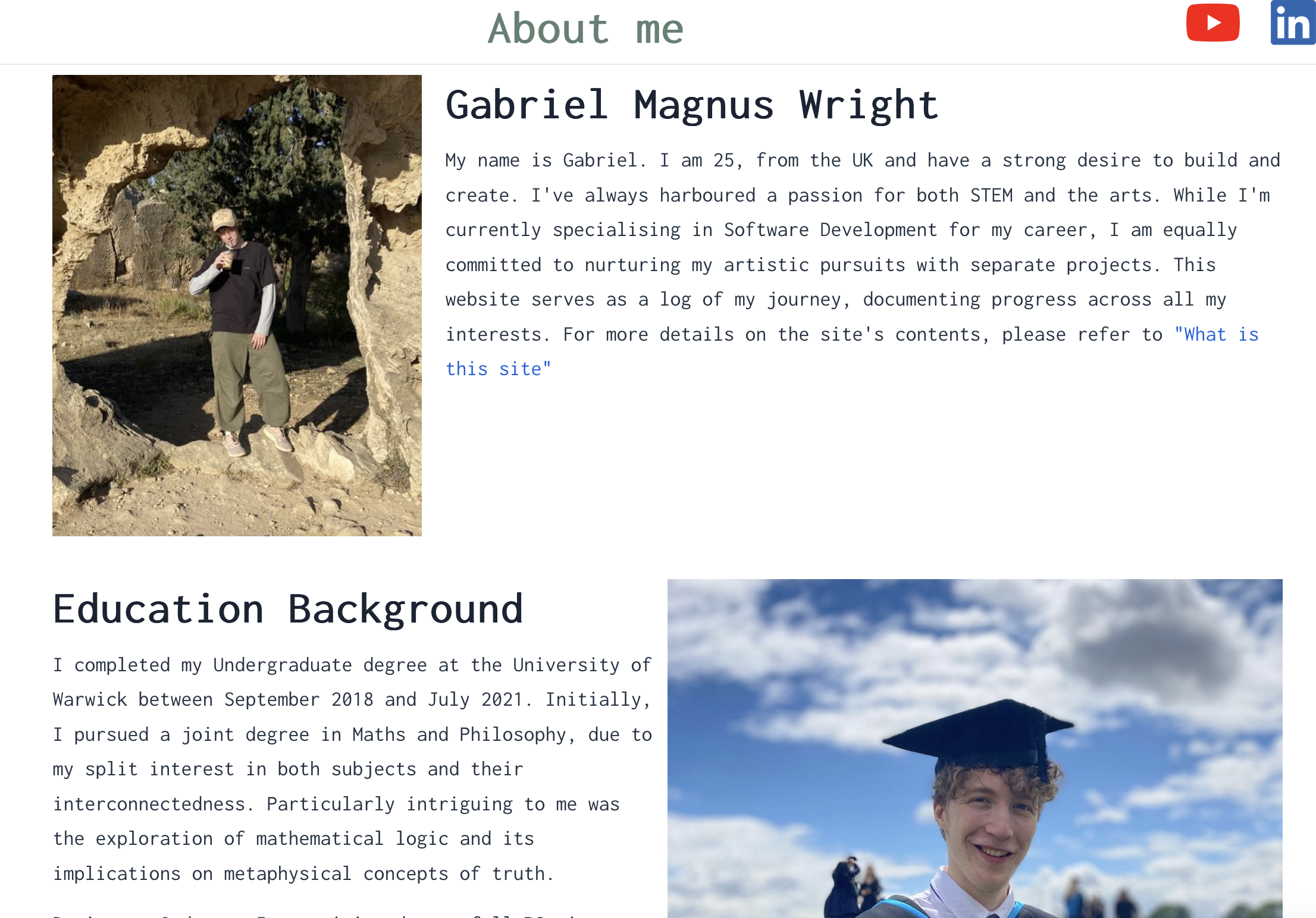 Old web app about view